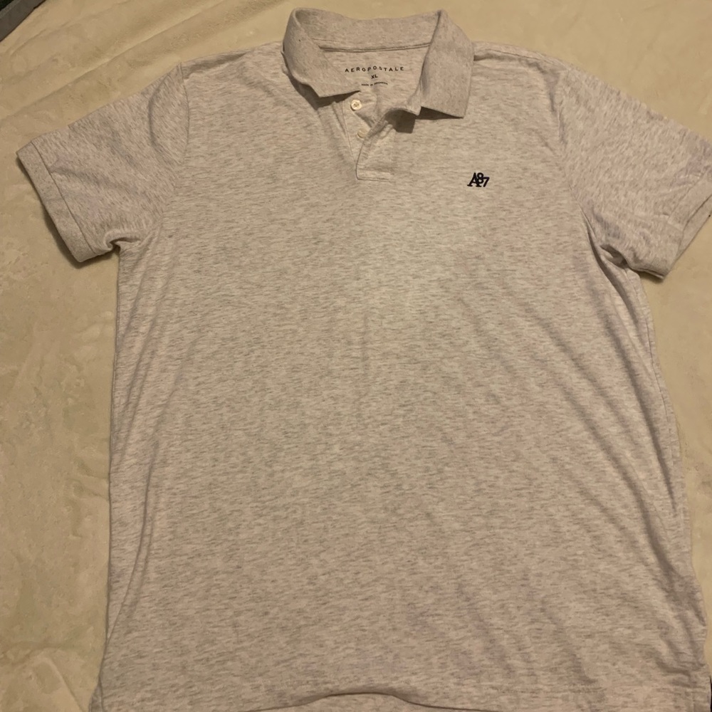 Light gray polo shirt